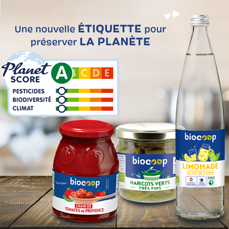 Le Planet-score se concrétise chez Biocoop !